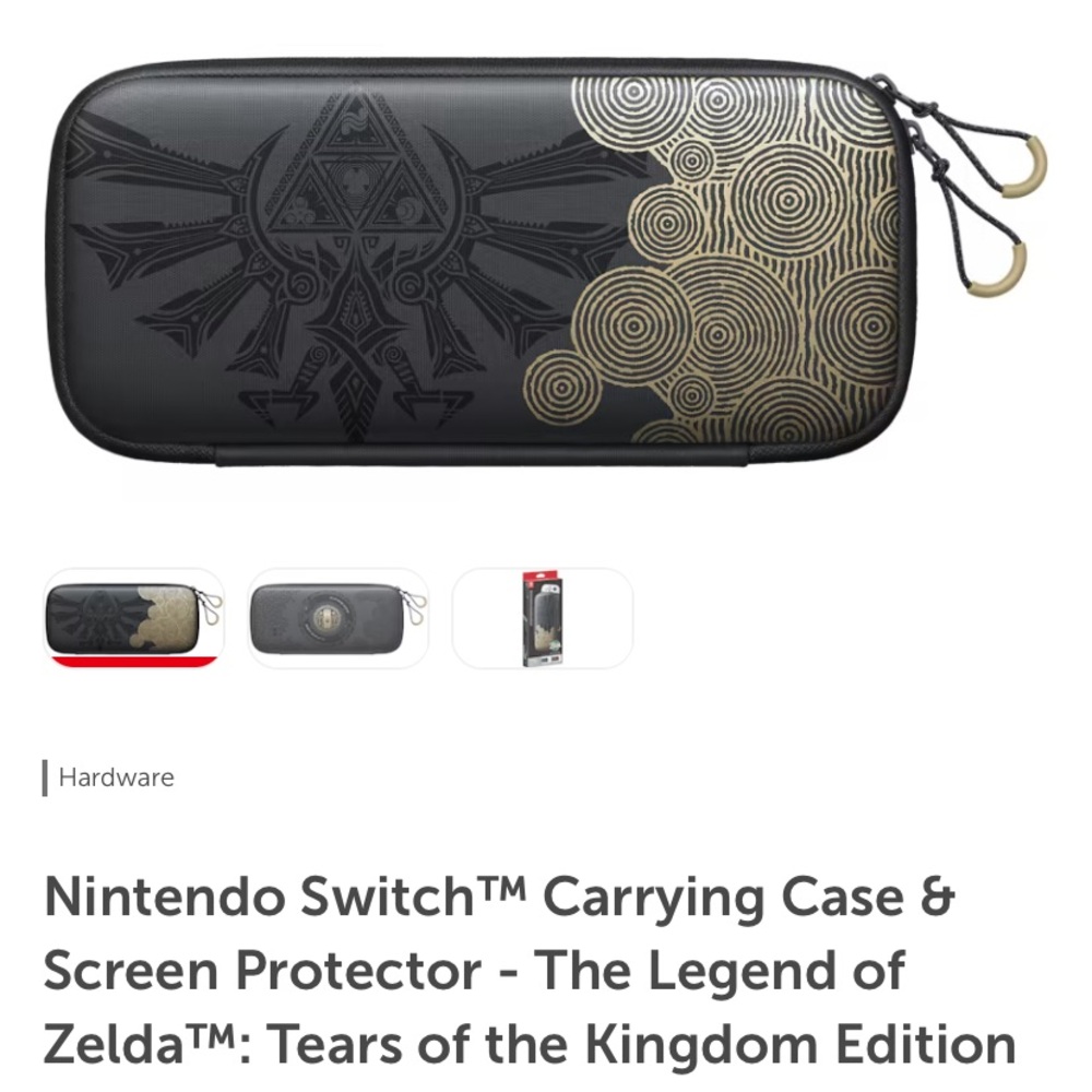 Nintendo Switch Carrying Case & Screen Protector - The Legend of Zelda